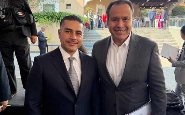 Participa Toño Astiazarán en reunión con secretario de seguridad Omar García Harfuch