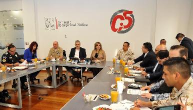 Preside Gobernadora reunión de la mesa de Coordinación de la Paz en Sonora
