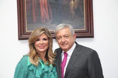 Solicitará Gobernadora al Presidente formalizar subsidio a la luz y apoyos a madres de familia