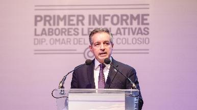 Diputado Omar Del Valle Colosio rinde su Primer Informe de Labores Legislativas en Hermosillo