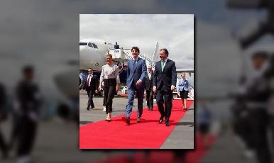 Llega Justin Trudeau a México; tendrá su quinto encuentro bilateral con EPN
