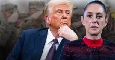 Trump presiona a Sheinbaum para que permita mayor presencia militar de EU contra los cárteles: WSJ