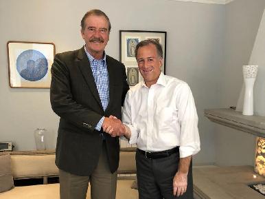 En reunión con Meade, Fox le manifiesta su apoyo