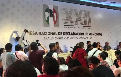 Aprueban cambios a Declaración de Principios del PRI