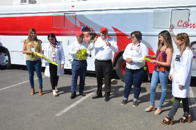 Cuenta Secretaría de Salud con Unidad Móvil para la Donación de Sangre