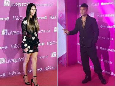 Ricky Martin y Megan Fox causan furor en el Frontón México