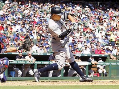 Los Yanquis le propinan una paliza a Texas