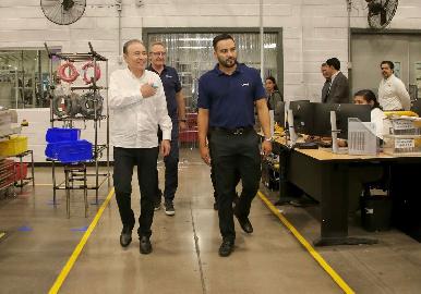 Gobernador Durazo atrae proyectos de inversión tecnológica sustentable en alianza con empresas extranjeras