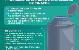 Anuncia Toño Astiazarán segunda entrega de tinacos gratuitos