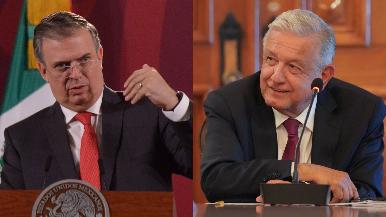 Estatuto de Morena señala que es por encuesta la designación del candidato a la Presidencia, dice AMLO a Ebrard