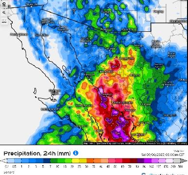 Gobierno de Sonora alerta por efectos de la Tormenta Tropical Lorena