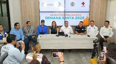 Coordina Ayuntamiento de Hermosillo Operativo de Semana Santa 2025 con seguridad y orden para vacacionistas