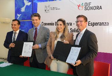Firman convenio de colaboración DIF Sonora y Efecto Esperanza A. C.