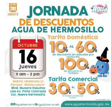 Invita Agua de Hermosillo a Jornada de Descuentos en la colonia Nuevo Hermosillo