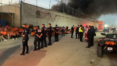 Bajo control la situación en el Cereso 1 tras incendio: Secretaría de Seguridad
