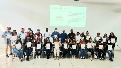 Concluyen mujeres capacitación del ICCRLES-CTM en coordinación con el ISM