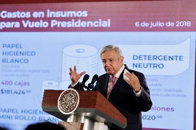 L贸pez Obrador revela gastos en insumos durante el gobierno pasado