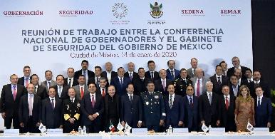 Participa Gobernadora en acuerdo de Conago y Gobierno Federal para reforzar seguridad en el pa铆s
