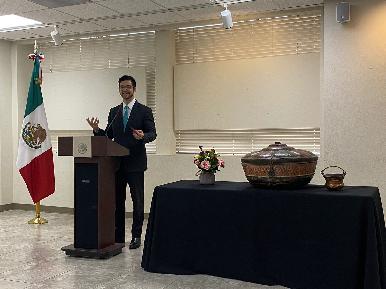Regresa a México la pila bautismal del siglo XVIII de la Misión de Caborca, Sonora