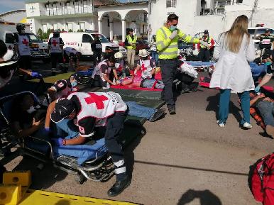 Participa Salud Sonora Simulacro Binacional Emergencia Química Mayor