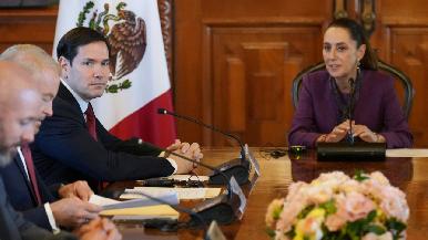 Marco Rubio y Claudia Sheinbaum reafirman cooperación en materia de seguridad de EU y México