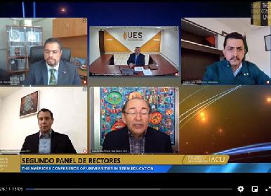 Participa UES en foro internacional de Universidades de las Ame虂ricas