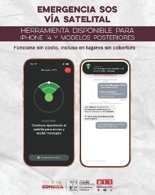 9-1-1 Sonora realiza la primera atención en México del servicio “Emergencia SOS” satelital
