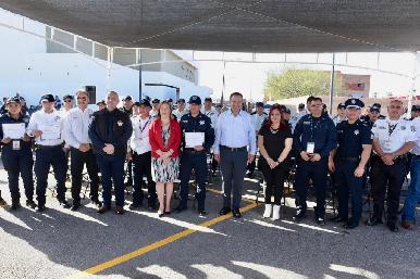 Premia Antonio Astiazarán desempeño de policías municipales