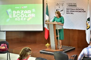 Invita DIF Sonora a Bazar Escolar 2022 en apoyo a la economía familiar