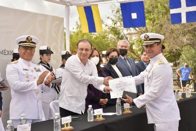Apoyo de Armada de M茅xico permite avanzar en materia de seguridad: gobernador Alfonso Durazo