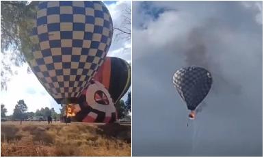 Accidente de globo aerostático provoca un muerto y dos heridos en Zacatecas