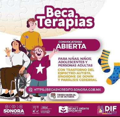 Gobernador Durazo abre convocatoria de Beca-Terapias 2025