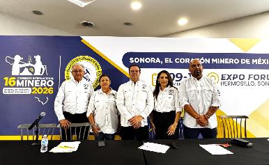 Anuncian el 16 Congreso Internacional Minero Sonora 2026