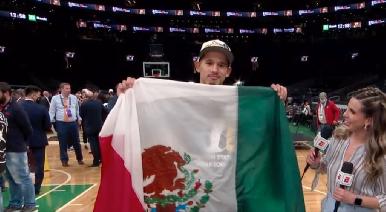 Juan Toscano-Anderson: “Mi abuelo vino de Michoacán a Estados Unidos para buscar una vida mejor, y hoy su nieto es campeón de la NBA”