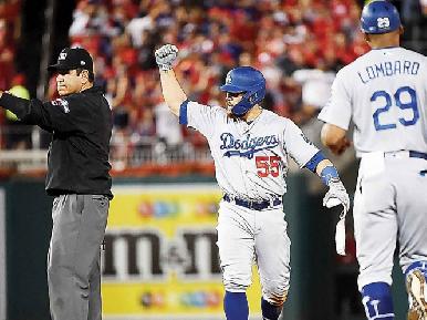 Dodgers, arriba; recuperan la delantera