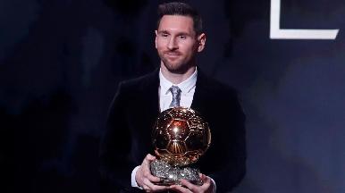 Messi gana su sexto Bal贸n de Oro