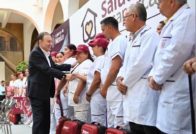 Gobernador Durazo y Presidenta Sheinbaum arrancan programa “Salud Casa por Casa” en beneficio de más de 330 mil sonorenses