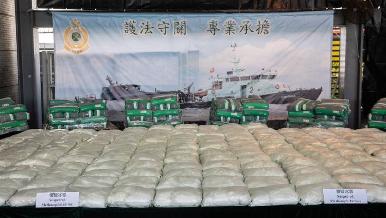 Hong Kong halla 1.1 toneladas de metanfetamina que llegaron de México