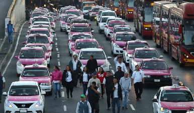 Taxistas desquician la CDMX