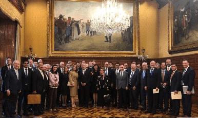 Empresarios sonorenses se reúnen con Presidente López en Palacio Nacional