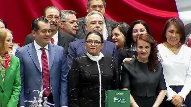 Rosa Icela Rodríguez entrega el I Informe de Gobierno de Sheinbaum