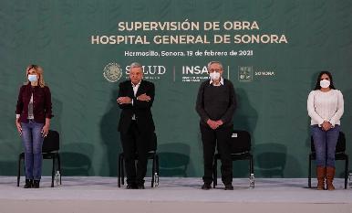 Trabajan AMLO y Celida L贸pez de manera coordinada en beneficio de familias hermosillenses