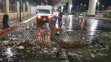 Retira Servicios Públicos más de 60 toneladas de basura de alcantarillas en Hermosillo