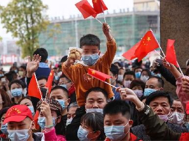 Día de fiesta en China por fin de cuarentena