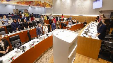 Presentan agendas legislativas grupos y representaciones parlamentarias en el Congreso de Sonora