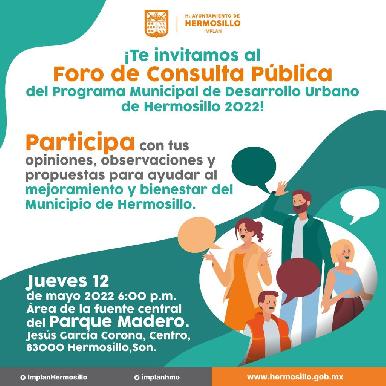 Inicia Gobierno Municipal, a través del IMPLAN, consultas vecinales en Hermosillo